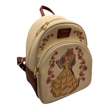 Loungefly Beauty and the Beast Belle Mini-Backpack Rare picture