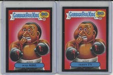 2015 Garbage Pail Kids: 30th Anniversary Topps BLACK BORDER Base Cards #24a/#24b picture