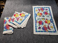 Set Of 4 Vintage Cecil Saydah Nautical Hand Towels picture