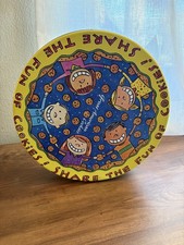 Great American Cookies Tin, Children, Share the fun of Coolies 1999 Vintage Lg. picture