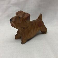 Wooden Carved Scottie Dog picture