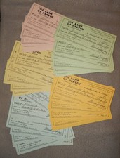 Vintage Pack of 50 The Bank of Heaven Checks (5 5/8