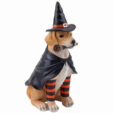Humane Society Yellow Labrador Dog Ghost Halloween Costume Decor Figurine picture