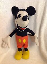 Scarce Vintage Walt Disney Italy Lenci Mickey Mouse Felt Cloth Doll L@@@K picture