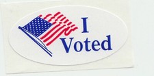I Voted - sticker 1.5