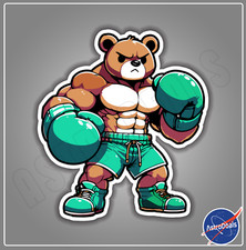 Canelo Alvarez Fighting Bear Oso Mexico Sticker Decal Vinyl *Size: 3