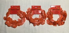 1990s American Greetings Pumpkin Wire Garland 9 feet Each picture