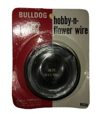 1950’s-60’s *New* Bulldog Hobby-N-Flower Wire 100 Ft.  Newell Company 33-1/3 picture