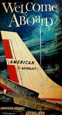 American Airlines Welcome Aboard 1950 Airplane picture