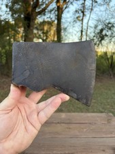 Vintage Unmarked Jesery Axe Head  3lb 9oz Camping Bushcraft Logging picture