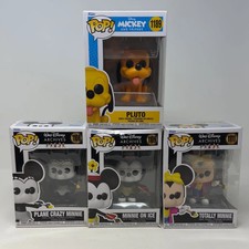 Lot of 4 Funko Pop Minnie & Pluto Figurines 1108, 1109, 1111, 1189 picture