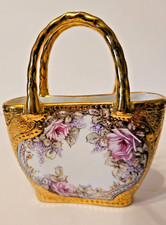 Vintage Trinket Porcelain Purse picture