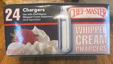 VTG Chef Master CO2 Cartridges for Whipped Cream Dispensers. 24 count -90061 picture