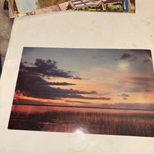 A Roseate sky Beautiful  Plastichrome  OVERSIZE 5 1/2x8 3/4