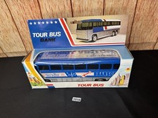 Vtg Nashville TN Country Music Show Capital Tour Bus Bank Model Blue Branson picture