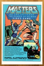 1984 Masters of the Universe Video Game Vintage Print Ad/Poster He-Man MOTU 80s picture