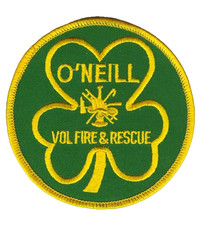 *RARE* O'Neill (Holt County) NE Nebraska Volunteer Fire & Rescue patch - NEW picture