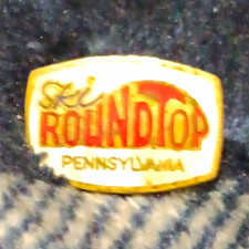 Ski Roundtop (Round Top) Pennsylvania Pinback Lapel Pin Souvenir picture