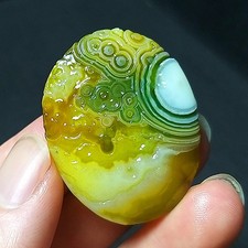 Rare 13G Natural Gobi Agate Eyes Agate/stone Madagascar A318 picture