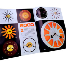 Vintage 1972 George Nelson Howard Miller MidCentury Clock Catalog MCM 70s picture