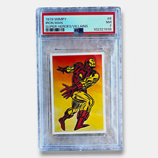 1979 Wimpy Mr Wimpy's Super Heroes Super Villains Iron Man #6 PSA 7 LOW POP picture