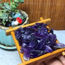 35pcs Natural Dreamy amethyst Crystal gemstone Polish Mineral Specimen 66g A6587 picture