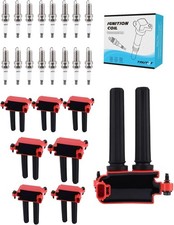 8PCS Ignition Coils Spark Plugs for Chrysler Dodge Jeep 5.7L picture