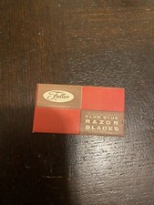 Vintage Fuller Double Edged Razor Blade Sealed picture