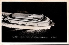 RPPC Ferry Kalakala Seattle Washington Streamlined Art Deco Boat Postcard picture