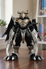 Black WarGreymon Figure 37cm 14.6in Digimon Adventure Dark Anime Statue Gift picture
