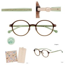 Zoff x Chiikawa Kurimanju Brown Eyeglasses ZA261003-48A1 Japan picture