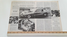 PREDATOR CARBURETOR - P.C.I.  RACE CARB V8 - ORIGINAL 1981 ARTICLE picture
