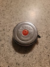 Vintage Tricle Metal Round Measuring Tape. Up To 200 picture