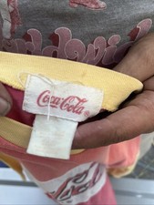 Vintage 80S Coca-Cola Shirt Xl Light, Red, Yellow And White Color Way ￼ picture