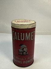 Vintage Calumet Baking Powder Tin 1 Pound picture