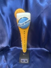 Blue Moon Brewing Co. Belgian White Tall Glass w/ Orange Wedge Beer Tap Handle picture