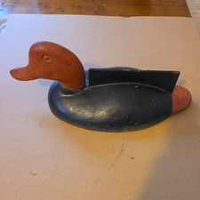 Vintage Cast Iron Duck Boot Scraper Antique Old Boot Jack picture