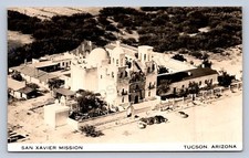 K8/ Tucson Arizona RPPC Postcard c1940-50s San Xavier Mission 115 picture