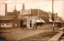 Taylorville IL Illinois W Main View 1914 RPPC Photo Postcard COPY picture