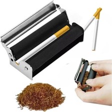 Simple Metal Cigarette Rolling Machine Tobacco Roller 70mm picture