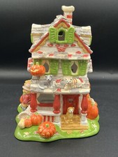 Avon Autumn's Glow Tealight House Luminous Treasures Fall Halloween 2002 picture