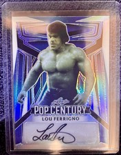 2023 Leaf Pop Century #BA-LF1 Blue Lou Ferrigno Auto # 11/25 The Incredible Hulk picture