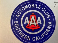 AAA Automobile Club STICKER Southern California. New. 3” picture