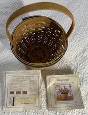 Longaberger 2004 Collectors Club Renewal Basket COA Weaver Signed SB Vintage picture