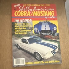 Hot Rod Shelby American Cobra/Mustang Guide Book All Cars 1962-1970 1987 picture