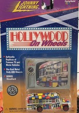 Partridge Family School Bus Die Cast Metal Hollywood On Wheels Collection NIP picture