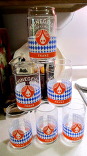 SET OF 6 - Rhinegeist Craft Brewery Franz Beer Glass TUMBLER Can Shaped 12 oz picture