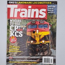 Trains Magazine March 2022 Railroad Locomotives EMD 100 Years Innovation picture