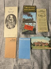 Vintage 60s-70s North Carolina visitor booklets, memorabilia, postcard lot picture