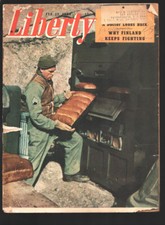 MAG: Liberty 2/12/1944-WWII era issue-Art but VIP-Gene Carr-William Reusswig-... picture